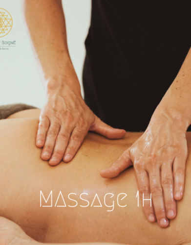 Massage 1h toucher, détente et thérapeutique